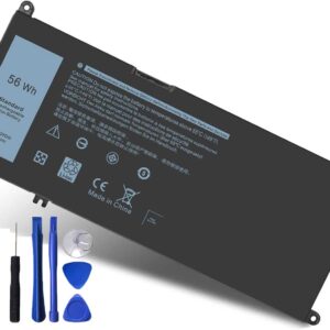 High quality battery 56WH 33YDH Laptop Battery for Dell Inspiron 17 7000 7778 7779 7786 7773 15 7577 G3 3579 3779 G5 5587 G7 7588 Latitude 13 3380 14 3490 15 3590 3580 PVHT1 P30E 81PF3 081PF3 12 Months Warranty
