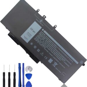 High quality battery GJKNX 7.6V 68Wh Battery for Dell Latitude 5580 5480 5280 5590 5490 5488 5288 5495 5491 5591 E5480 E5580 E5490 E5590 Precision 3520 3530 Series 451-BBZG GD1JP 0GD1JP DY9NT 0DY9NT 5YHR4 P60F P72G 4-Cell
