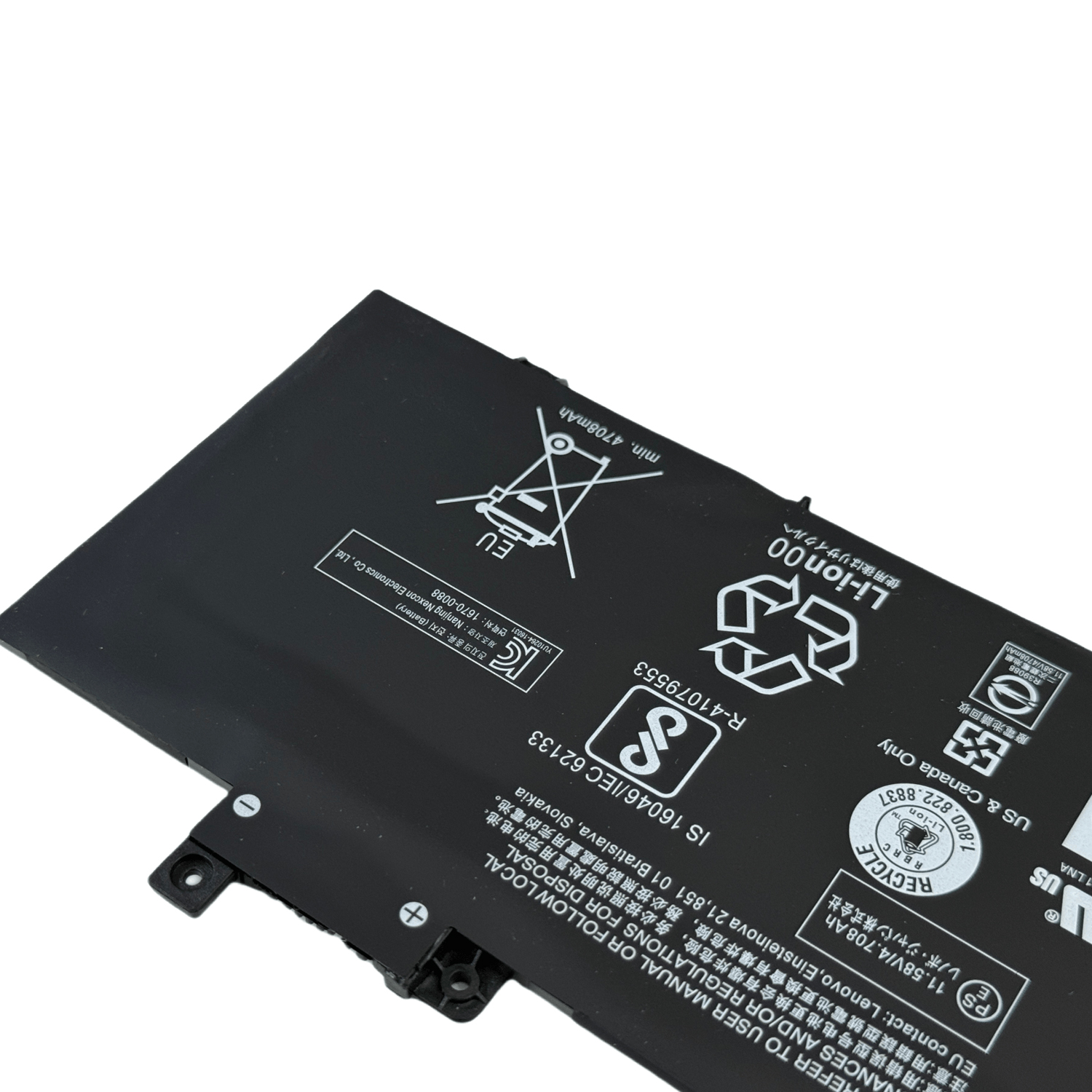 L17L3P71 L17M3P71 Laptop Battery Compatible with Lenovo ThinkPad T480S Series Notebook 01AV478 SB10K97620 01AV479 SB10K97621 L17M3P72 01AV480 SB10K97622 11.58V 57Wh 4920mAh - Image 3
