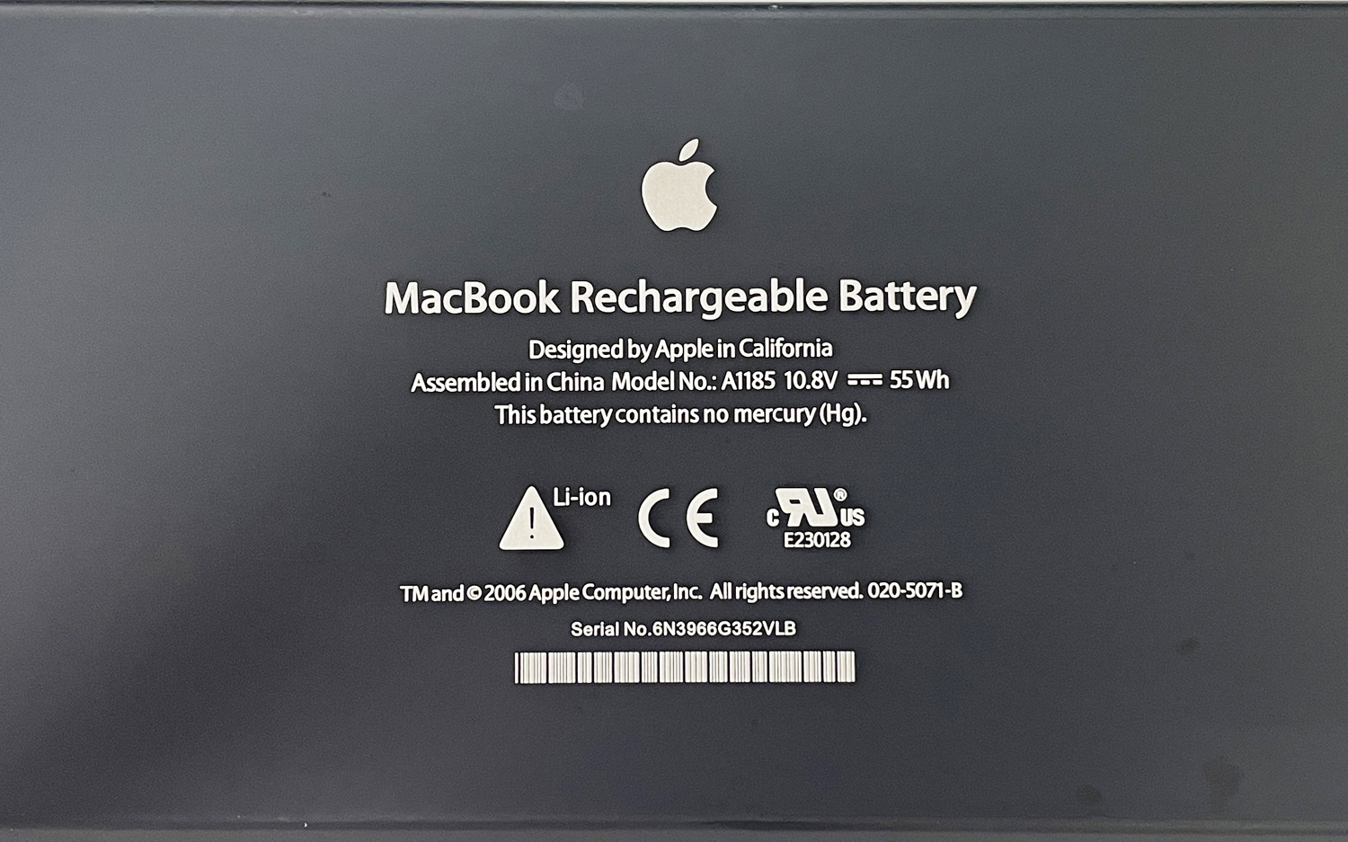 High quality battery A1185 A1181 Replacement Battery for MacBook 13" | 10.8V 59Wh | MA561 MA561FE/A Compatible - Image 4