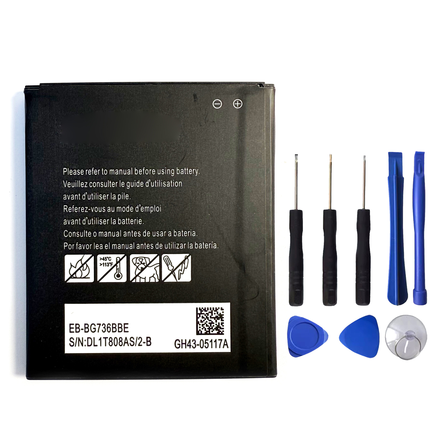 Replacement Battery Compatible with Samsung Galaxy Xcover 6 Pro 5G / Xcover6 Pro/Xcover Pro 2 SM-G736B EB-BG736BBE with Toolkit - Image 2