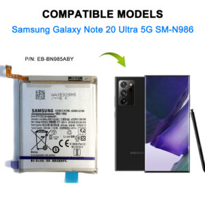 High quality battery Battery EB-BN985ABY Compatible with Galaxy Note 20 Ultra 5G SM-N985F SM-N986F SM-N986B/DS with Repair Tool Kit