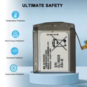 High quality battery Battery Kit for Samsung Galaxy Gear S4 SM-R800 SM-R805 EB-BR800ABU 46mm Kit