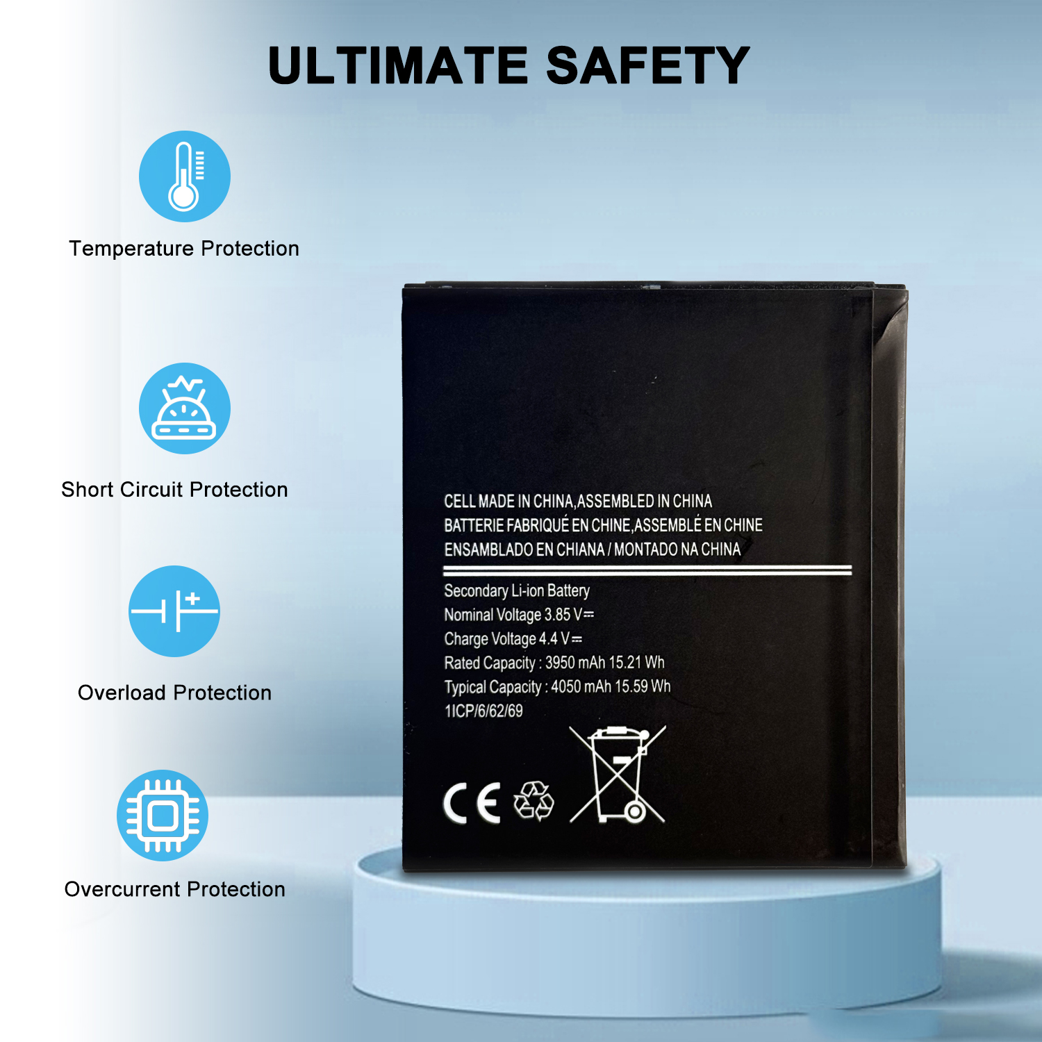 High quality battery EB-BG715BBE Battery Replacement for Samsung Galaxy XCover Pro SM-G715U1 SM-G715UZKDXAA SM-G715U SM-G715UZKDVZW SM-G715A Battery - Image 6