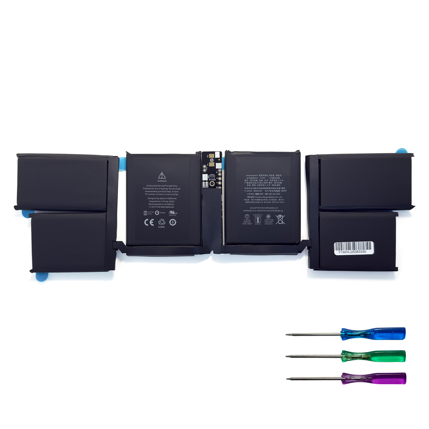 High quality battery High quality battery Battery A2976 for Apple MacBook Pro M3 Max 16 CPU 40 GPU 16 A2991 EMC 8408