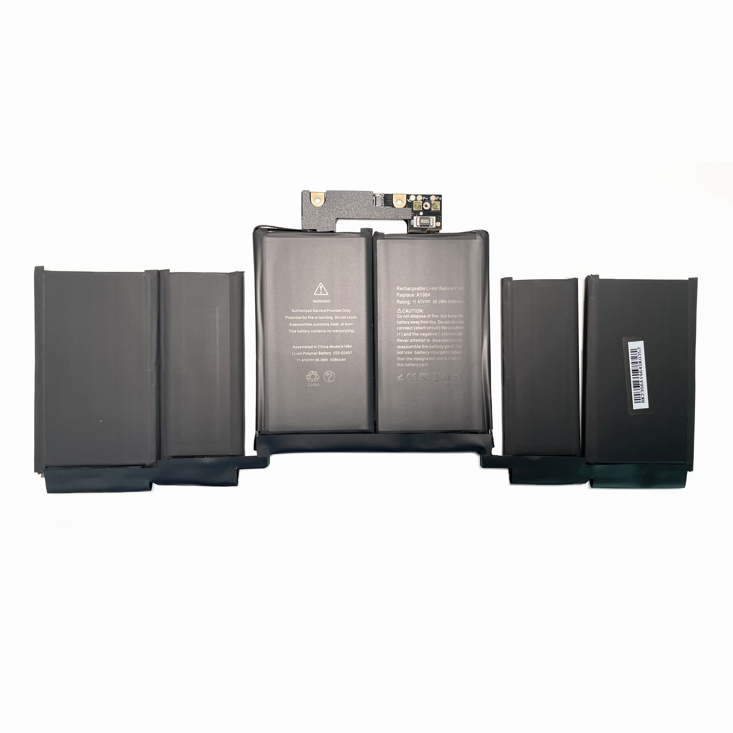 High quality battery A1964 Replacement Battery for MacBook Pro 13" (2018-2020) | 11.41V 58Wh | EMC 3214 3358 3348 | MR9Q2LL/A MV962LL/A Series - Image 5