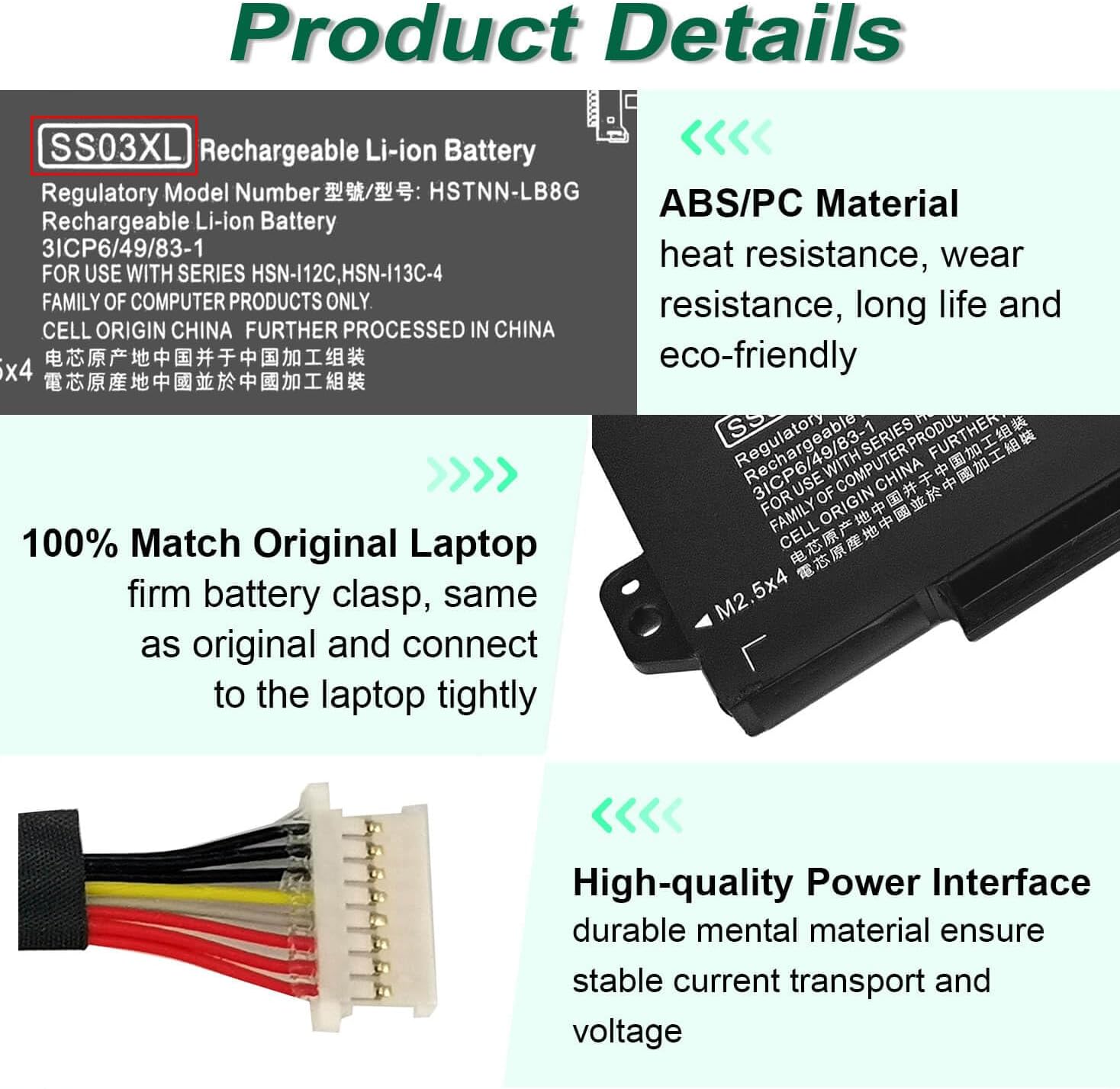 Buy Genuine SS03XL 933321-855 Battery for HP EliteBook 840 G5 G6 – 100% Original Replacement