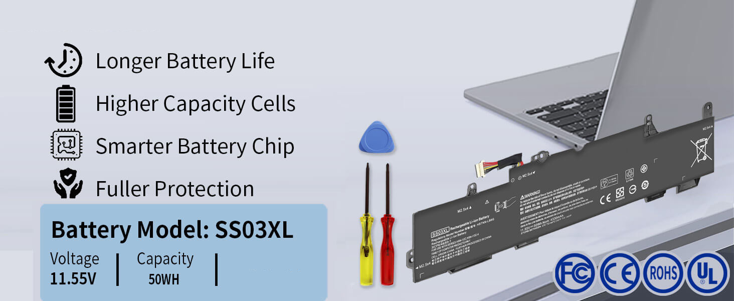 Buy Genuine SS03XL 933321-855 Battery for HP EliteBook 840 G5 G6 – 100% Original Replacement