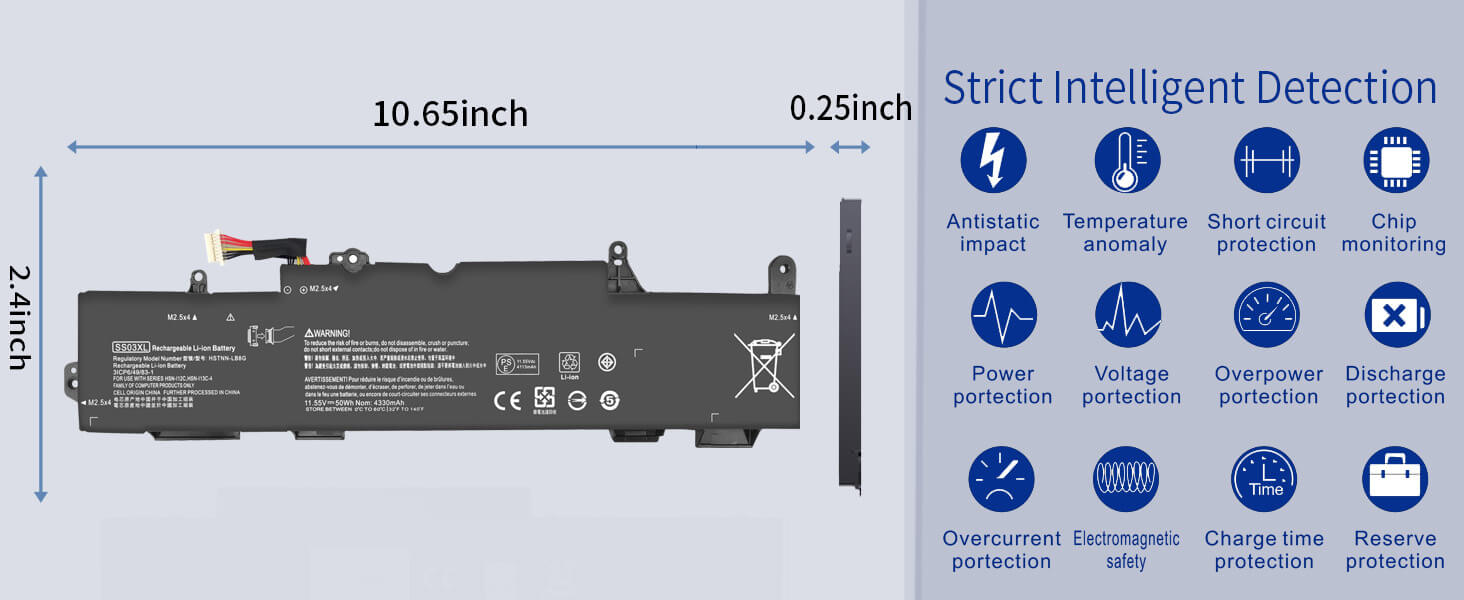 Buy Genuine SS03XL 933321-855 Battery for HP EliteBook 840 G5 G6 – 100% Original Replacement