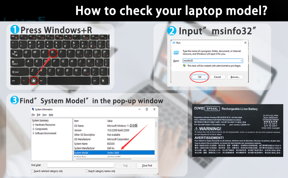 Genuine SP04XL Laptop Battery for HP Spectre X360 13T-AP000 13-AP0XXX Series (15.4V 61.4Wh)