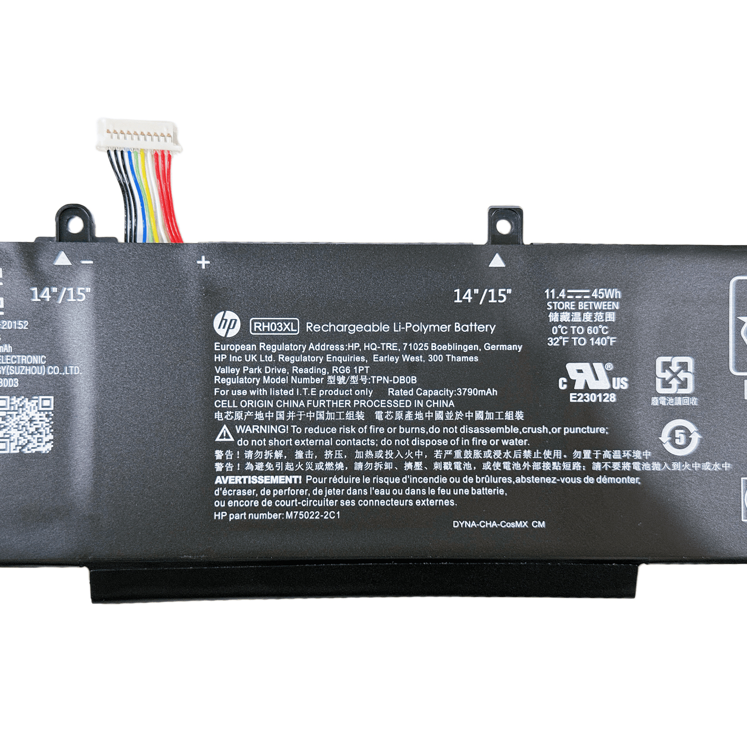 Genuine RH03XL Laptop Battery for HP ProBook 430/440/445/450/630/640/650 G8 – 11.4V 45Wh
