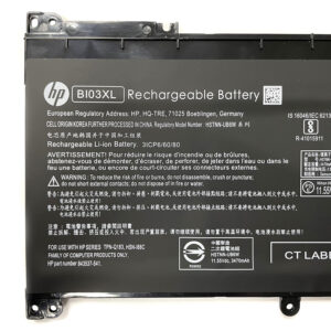 High quality battery BI03XL Battery ON03XL for HP Stream 14-CB 14-AX 14-DS:14-CB185NR CB188NR CB186NR CB172WM CB171WM 14-DS0010DS 14-DS0035NR DS0036NR 14-AX010WM AX020WM AX030WM 14-AX040WM;843537-541 844203-850 B103XL