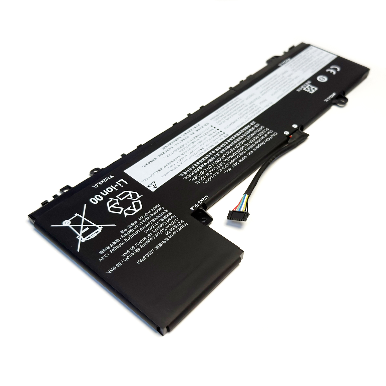 High quality battery L22M3PA4 Laptop Battery Replacement for Lenovo IdeaPad Slim 5 16ABR8 16IAH8 16IRL8 Series L22L3PA4 L22C3PA4 L22B3PA4 56.6Wh 4914mAh 11.52V - Image 4