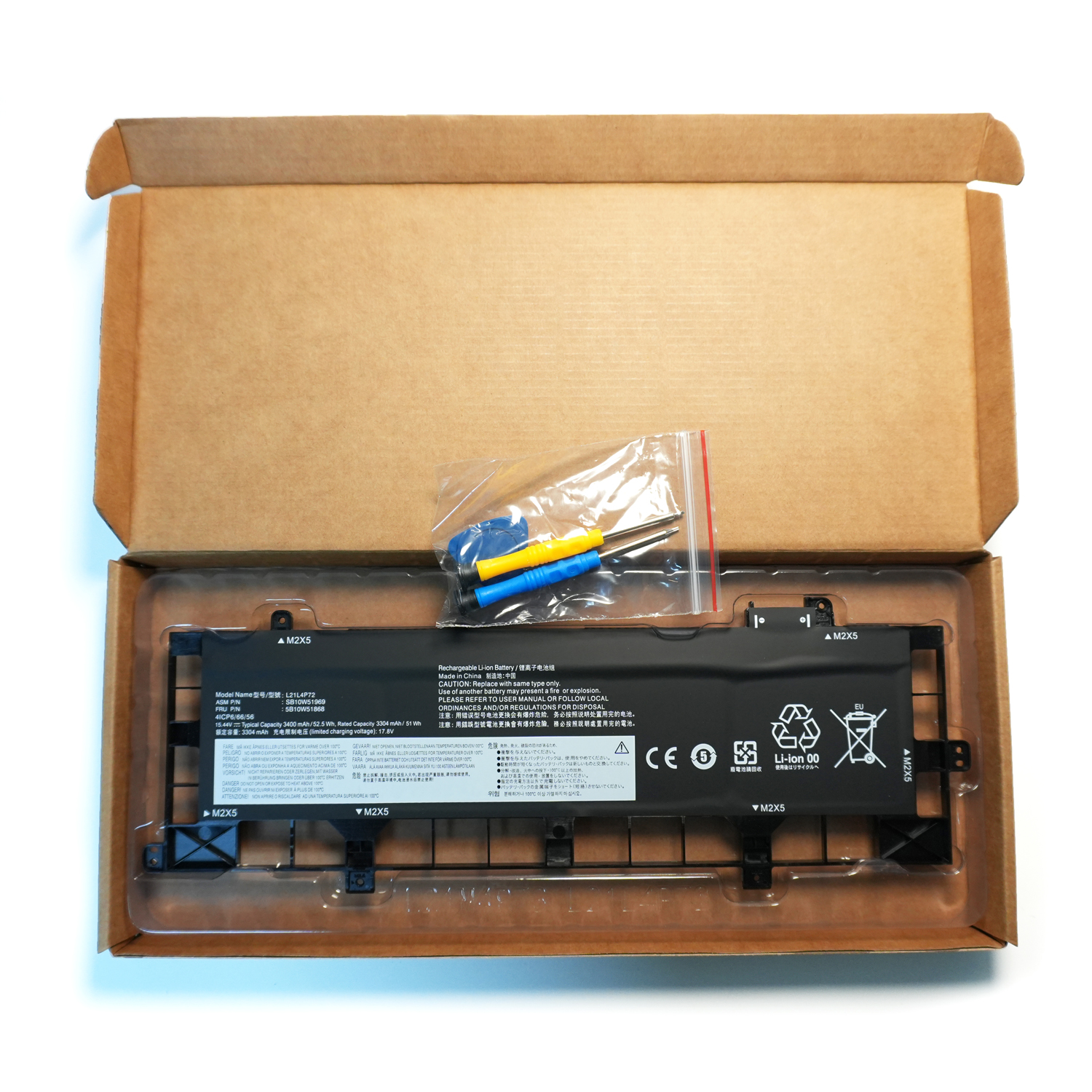 High quality battery L21L4P72 Laptop Battery Compatible with Lenovo ThinkPad T16 Gen 1 2 ThinkPad P16s Gen 1 Series L21D4P73 5B10W51873 L21C4P72 5B10W51872 L21M4P74 5B10W51871 L21D4P72 5B10W51870 L21M4P73 - Image 7