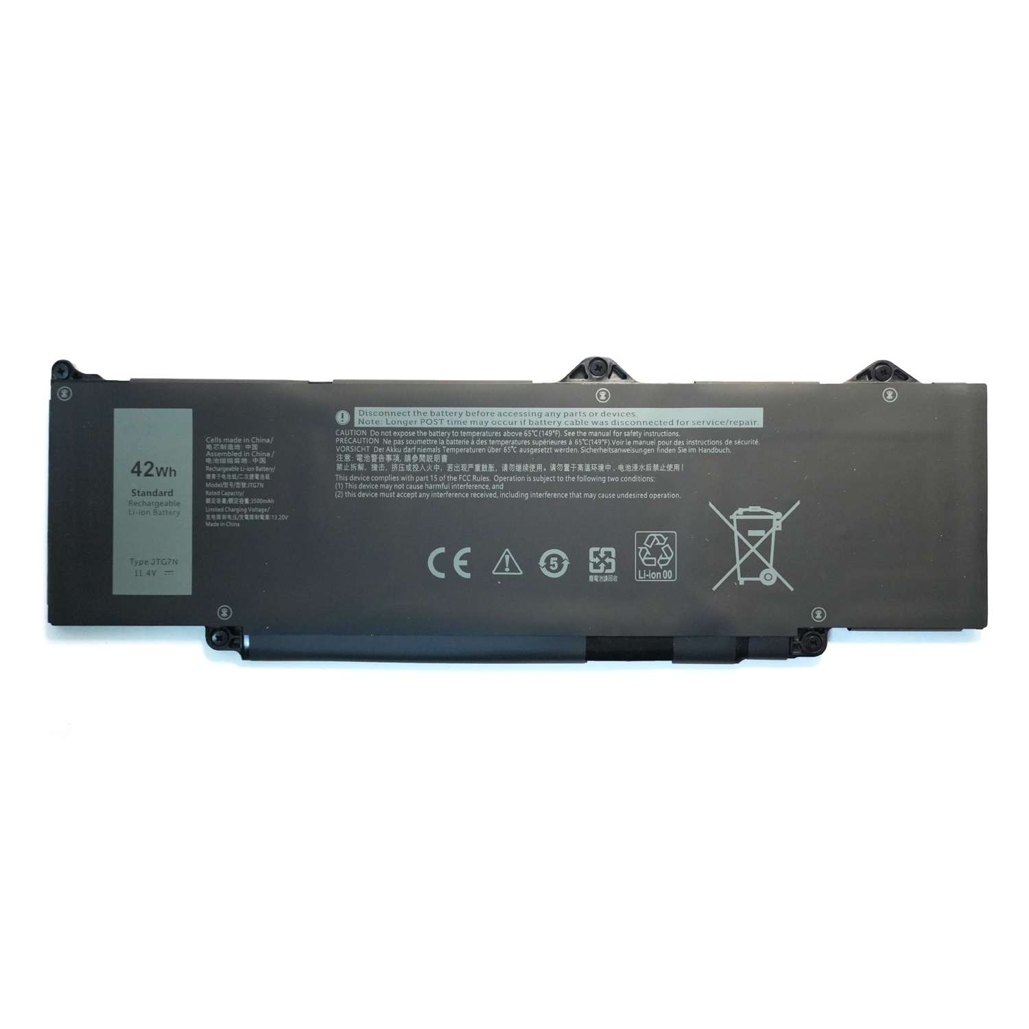 Genuine JTG7N 42Wh Battery Replacement for Dell Latitude 5340 5440 5540 & Precision 3490 Laptop