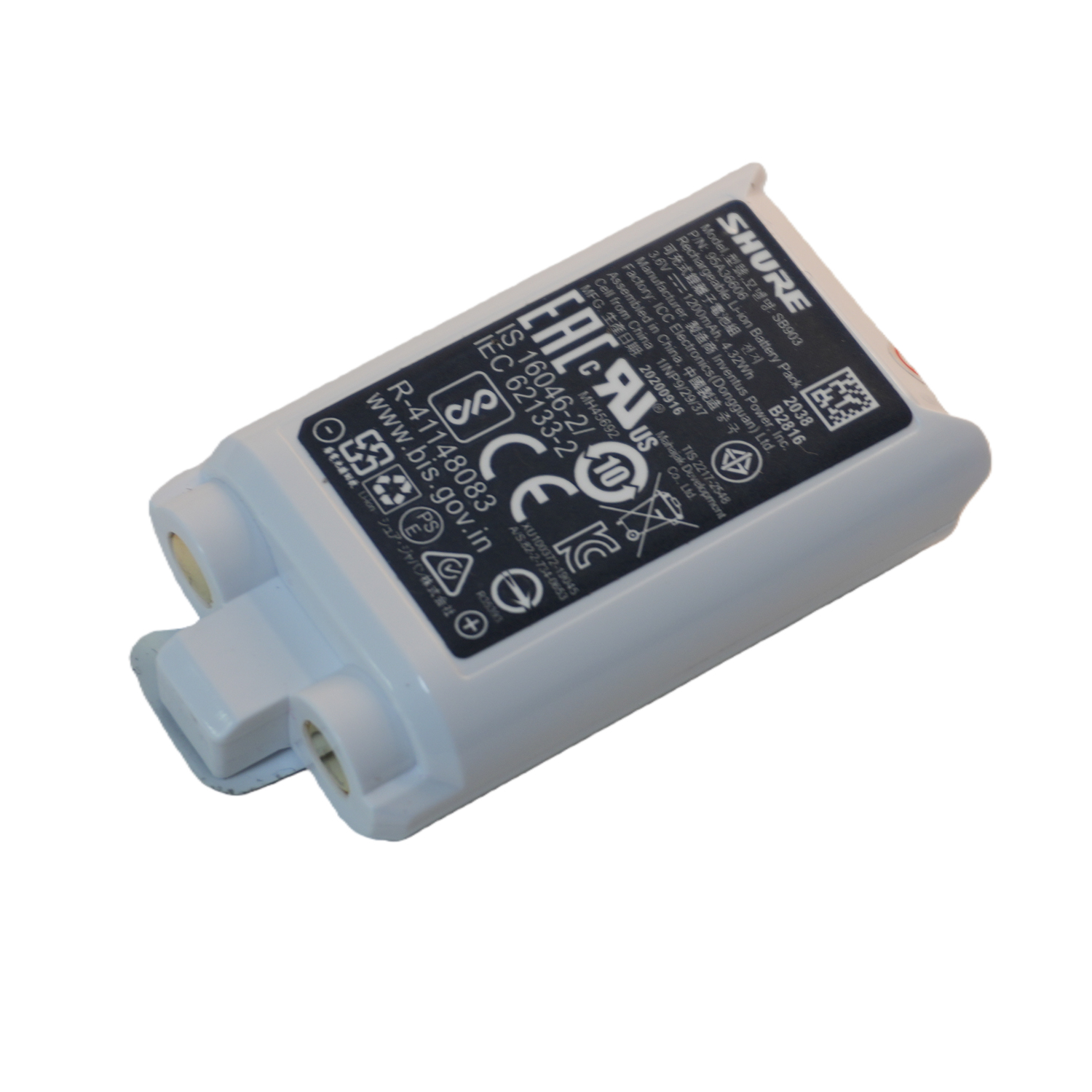 High quality battery Shure SB903 Replacement Lithium-Ion Battery for SLX-D Wireless Microphone System - Image 3