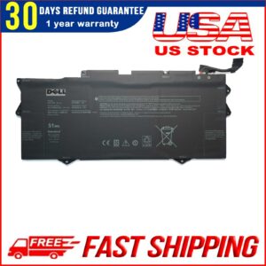 Genuine YM15G Laptop Battery Replacement for Dell XPS 13 9315 | 51Wh 11.55V