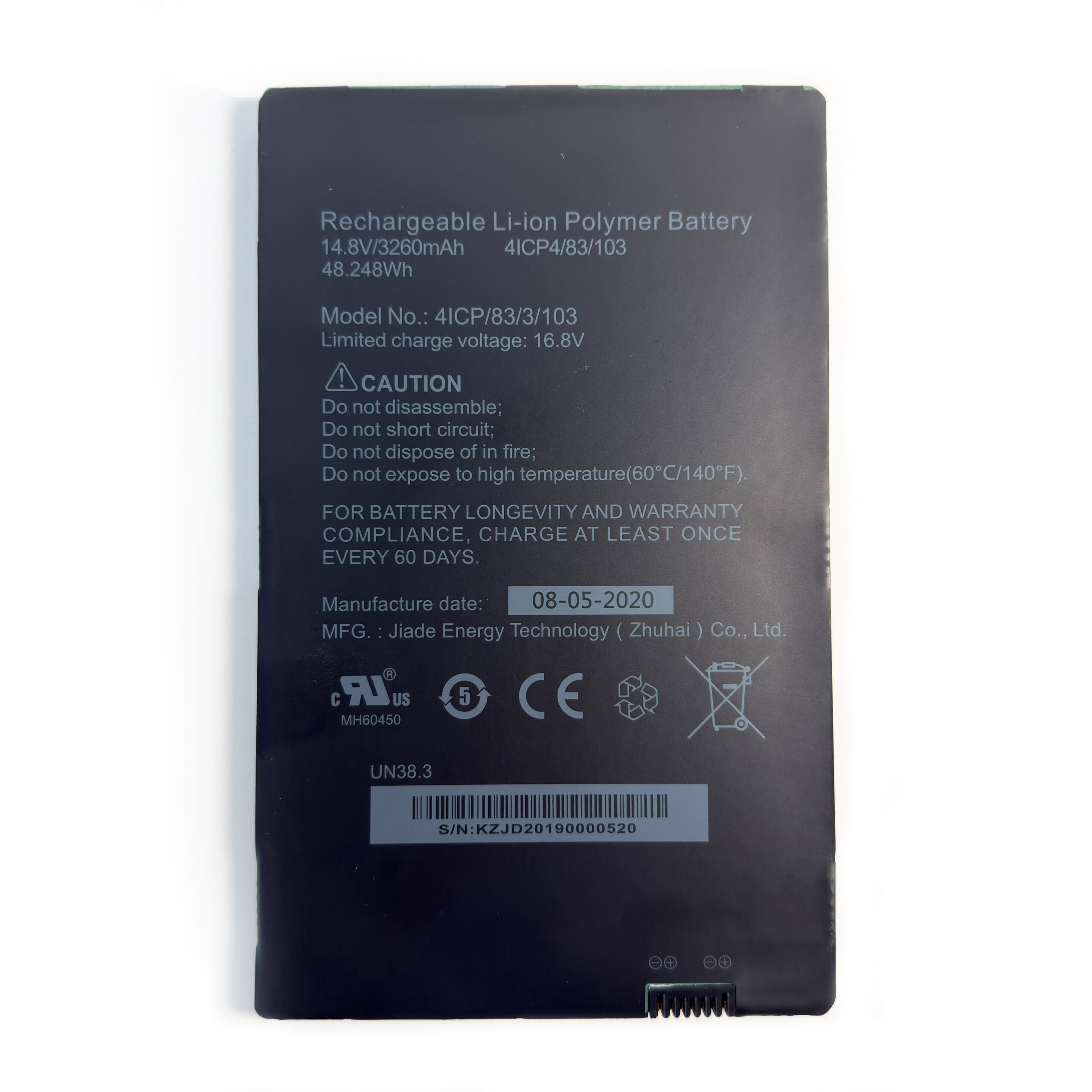 Original 4ICP/83/3/103 Battery for Rugged Wireless 1013 CSI | 3260mAh 14.8V Replacement