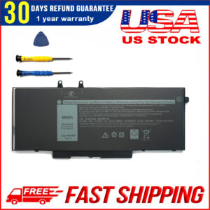 OEM 4GVMP Laptop Battery for Dell Latitude & Inspiron Series – 68Wh Replacement