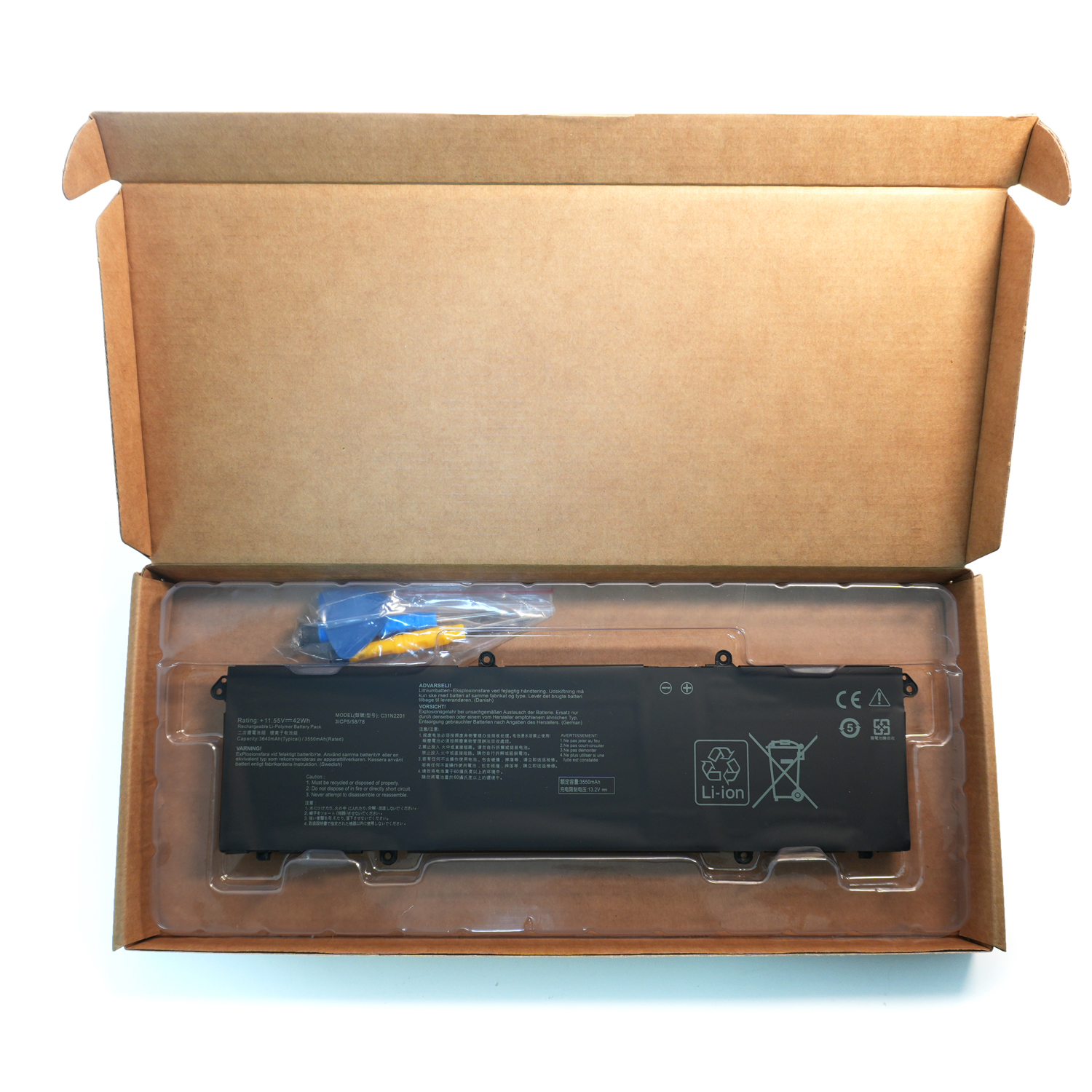 High quality battery C31N2201 Laptop Battery Replacement for Asus Vivobook 14/15/16 Series – Reliable 11.55V Battery - Image 7