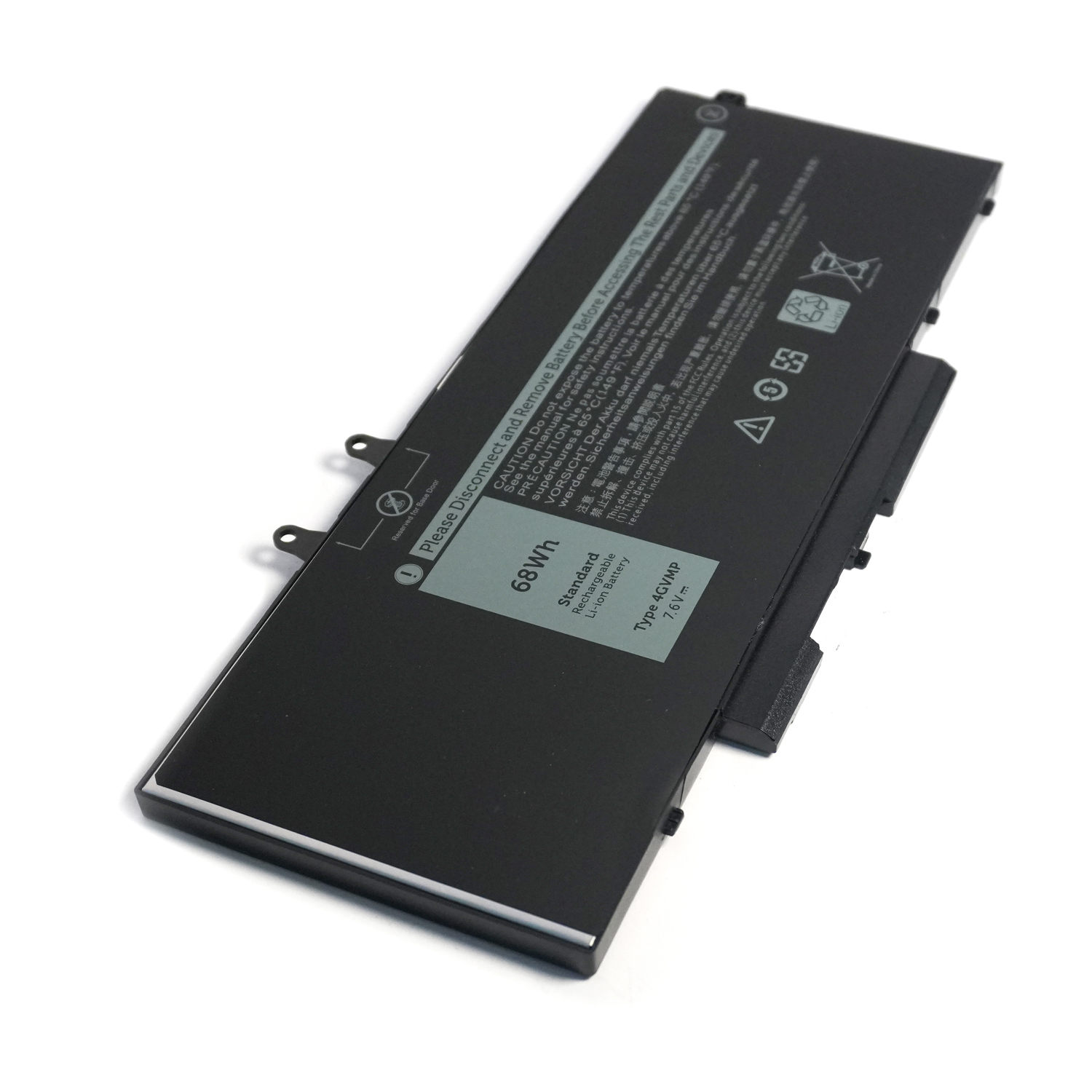 OEM 4GVMP Laptop Battery for Dell Latitude & Inspiron Series – 68Wh Replacement