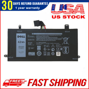 Genuine J0PGR Replacement Battery for Dell Latitude 12 5285 5290 2-in-1 Tablet Laptop | 7.6V 42Wh 5250mAh