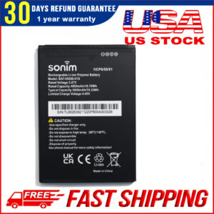 High‑Capacity Genuine SONIM XP10 XP9900 Replacement Battery BAT‑05000‑01S – 5000mAh Extended Power