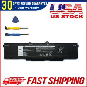 OEM 97Wh 9JRV0 Laptop Battery Replacement for Dell Latitude 5521 5531 & Alienware m18 Series