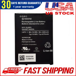 New OEM Original Kyocera Battery SCP‑76LBPS for E7200 DuraForce PRO 3 – Reliable Power Replacement
