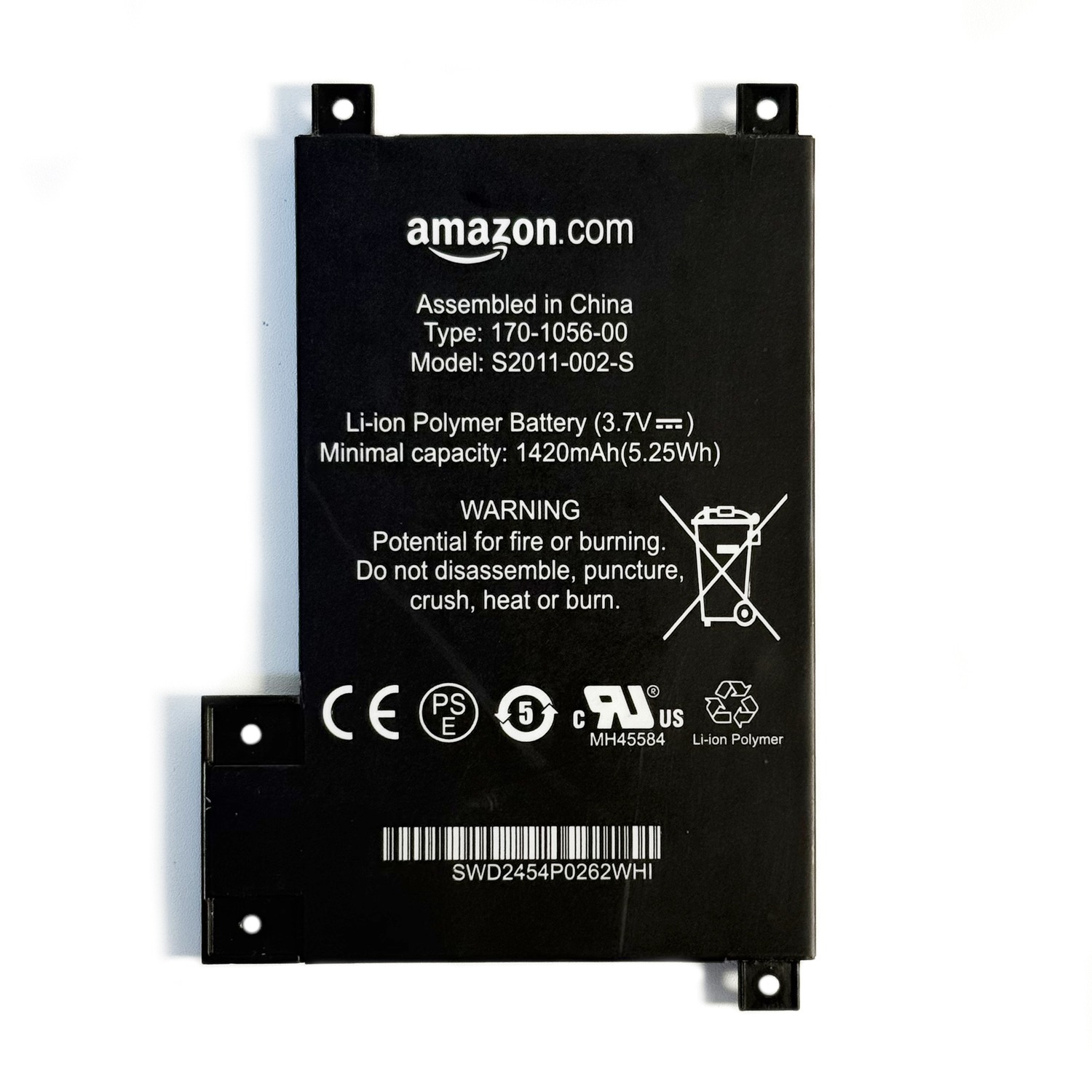 OEM New Battery For Amazon Kindle Touch D01200 MC-354775 170-1056-00 S2011-002-A - Image 2