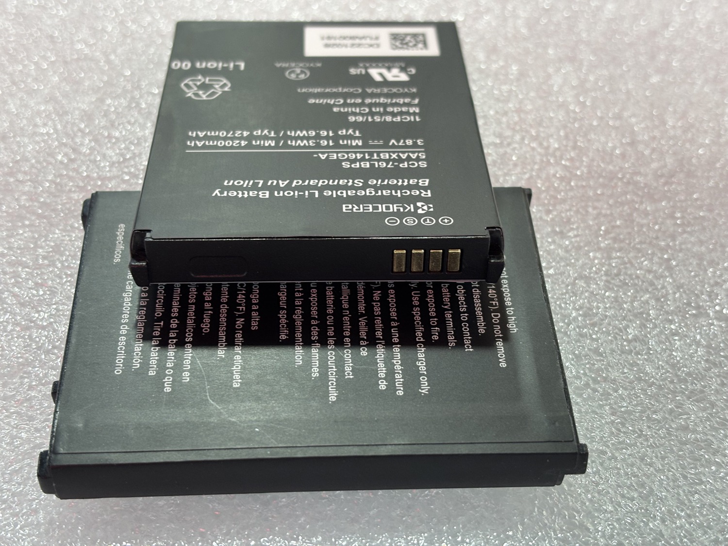 New OEM Original Kyocera Battery SCP‑76LBPS for E7200 DuraForce PRO 3 – Reliable Power Replacement