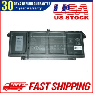 7FMXV Battery for Dell Latitude 5320, 7320, 7420, 7520 | 63Wh (TN2GY)