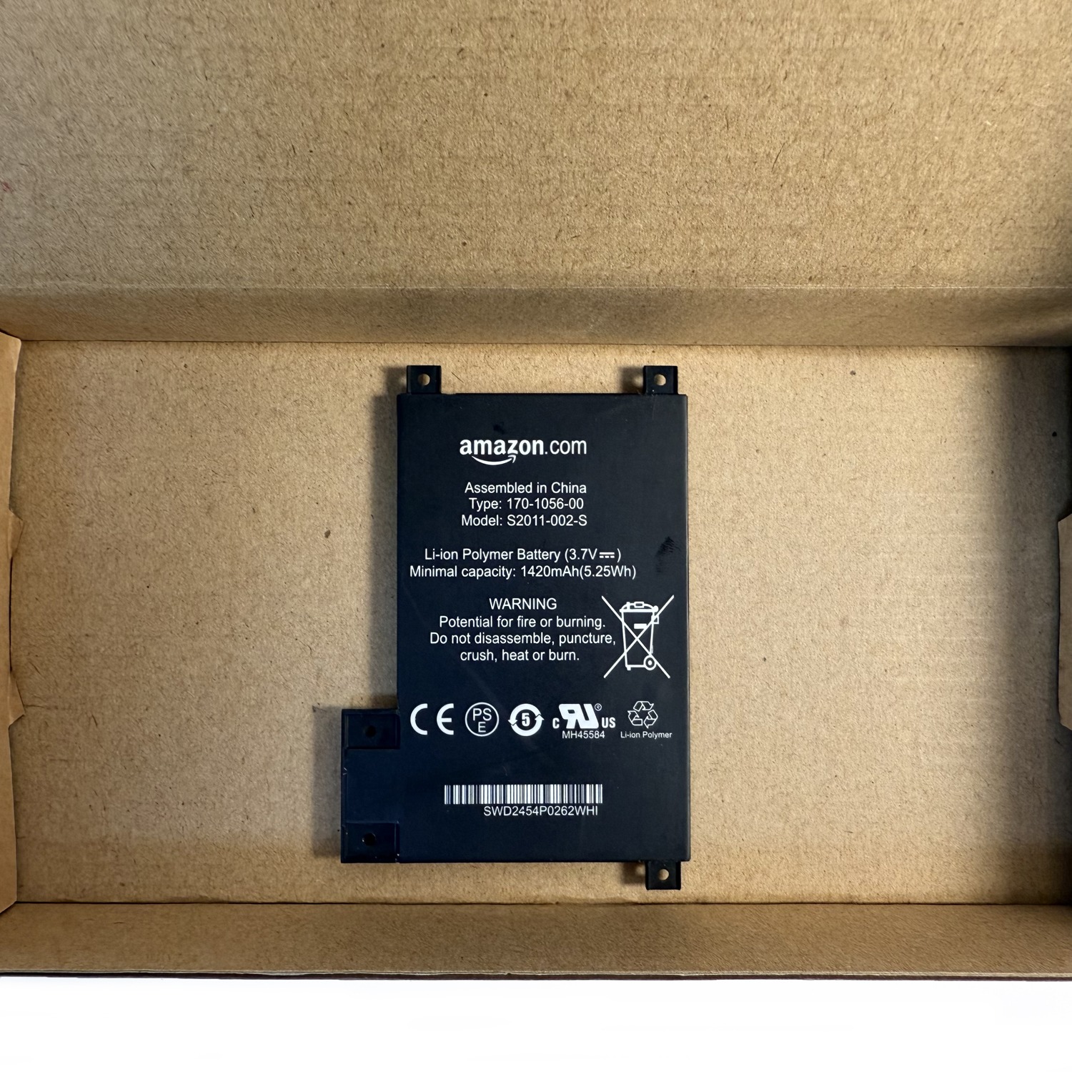 OEM New Battery For Amazon Kindle Touch D01200 MC-354775 170-1056-00 S2011-002-A - Image 7