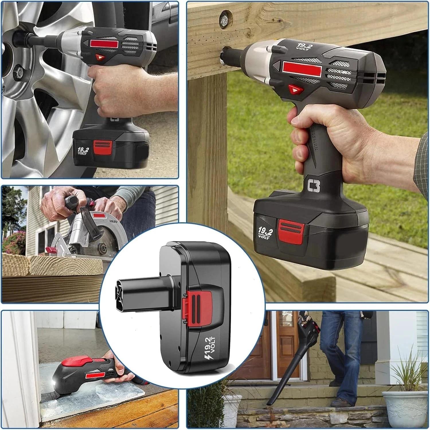 2-Pack Replacement Battery for Craftsman 19.2V C3 & DieHard Tools