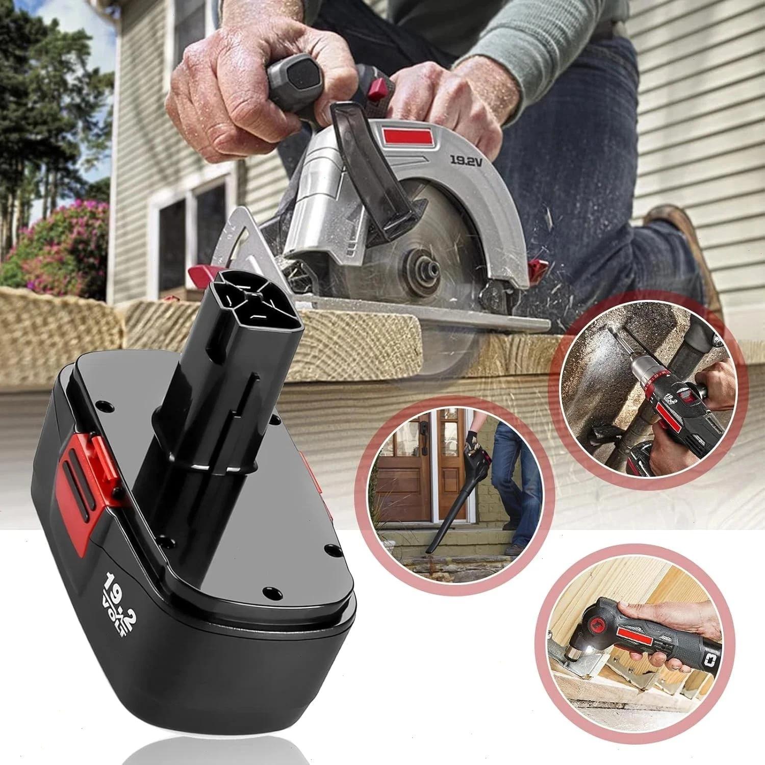 2-Pack Replacement Battery for Craftsman 19.2V C3 & DieHard Tools