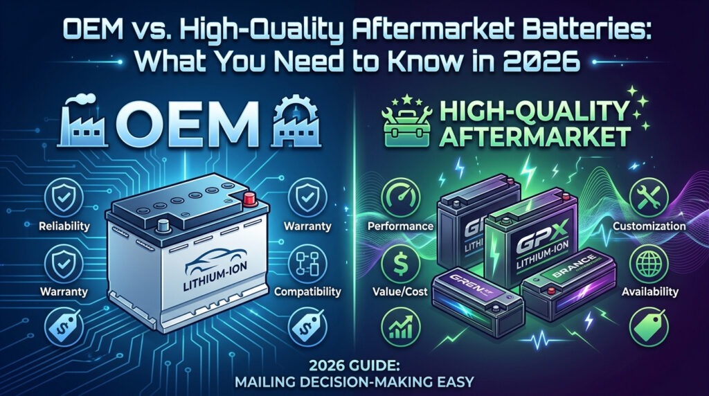 OEM vs. High-Quality Aftermarket Batteries: What You Need to Know in 2026