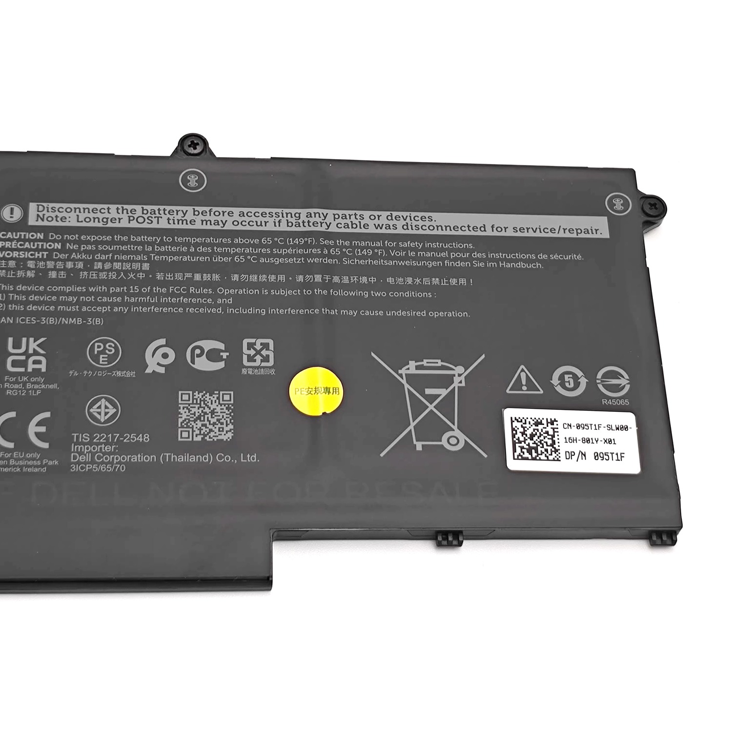 New Genuine 293F1 41Wh Battery for Dell Latitude 7330 Rugged Extreme