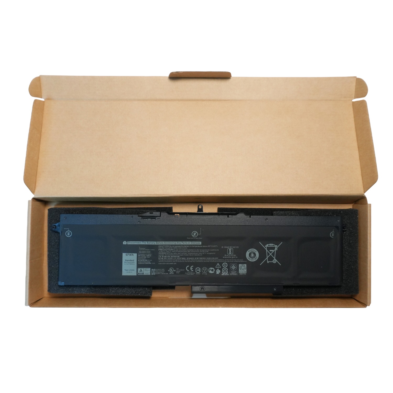 1FXDH 97Wh Battery for Dell Latitude 15 5501 5511 Precision 3541 3551