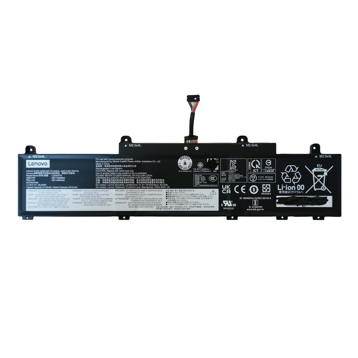 Genuine L22X3P70 Battery for Lenovo ThinkPad L14 L15 Gen 4 and C14 Chromebook