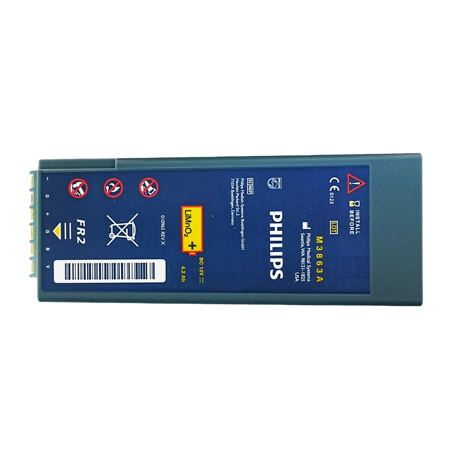 M3863A Battery for Philips HeartStart FR2 ForeRunner 2 12V 4200mAh