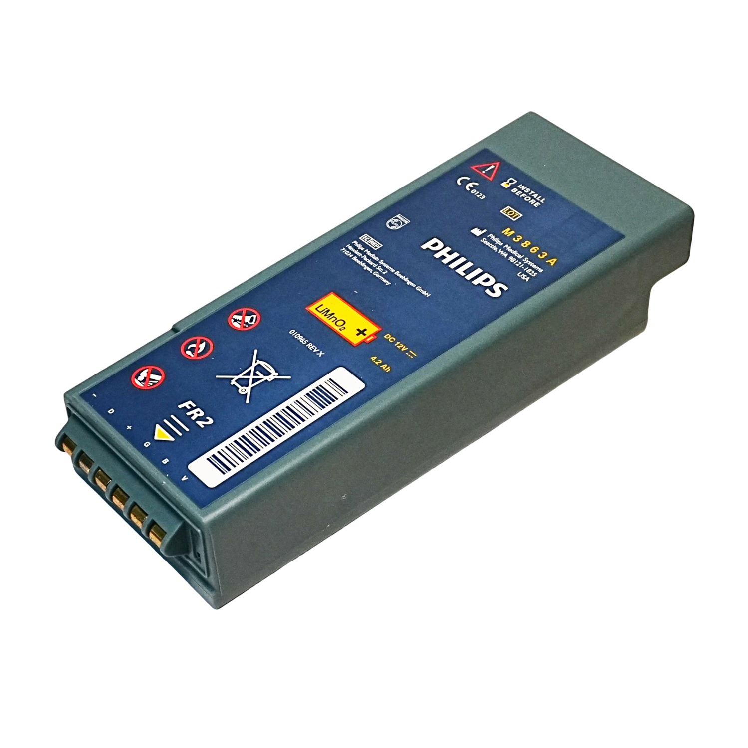M3863A Battery for Philips HeartStart FR2 ForeRunner 2 12V 4200mAh