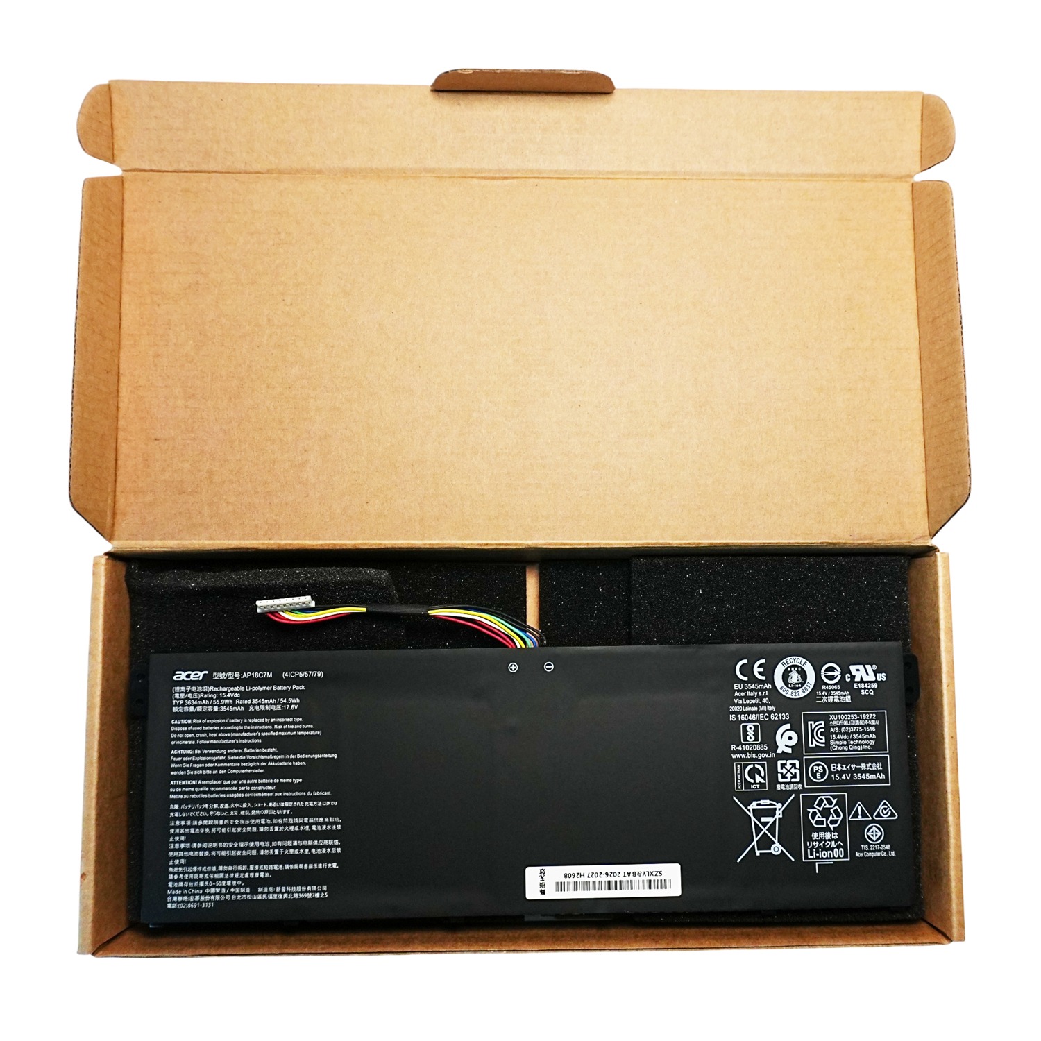 Genuine AP18C7M 4ICP5/57/79 Battery for Acer Swift 3 5 SF514 SF313-52 SF313-53