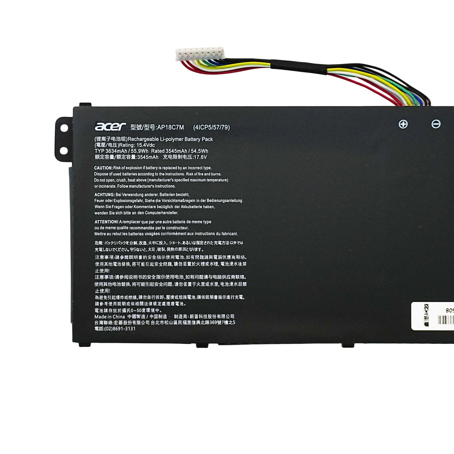 Genuine AP18C7M 4ICP5/57/79 Battery for Acer Swift 3 5 SF514 SF313-52 SF313-53