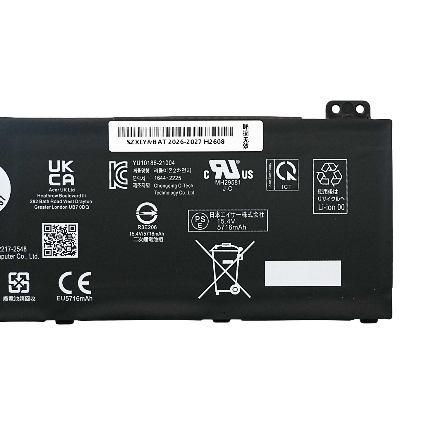New Genuine AP21A8T battery For Acer Predator Helios 300 PH315-55 Series 5716mAh