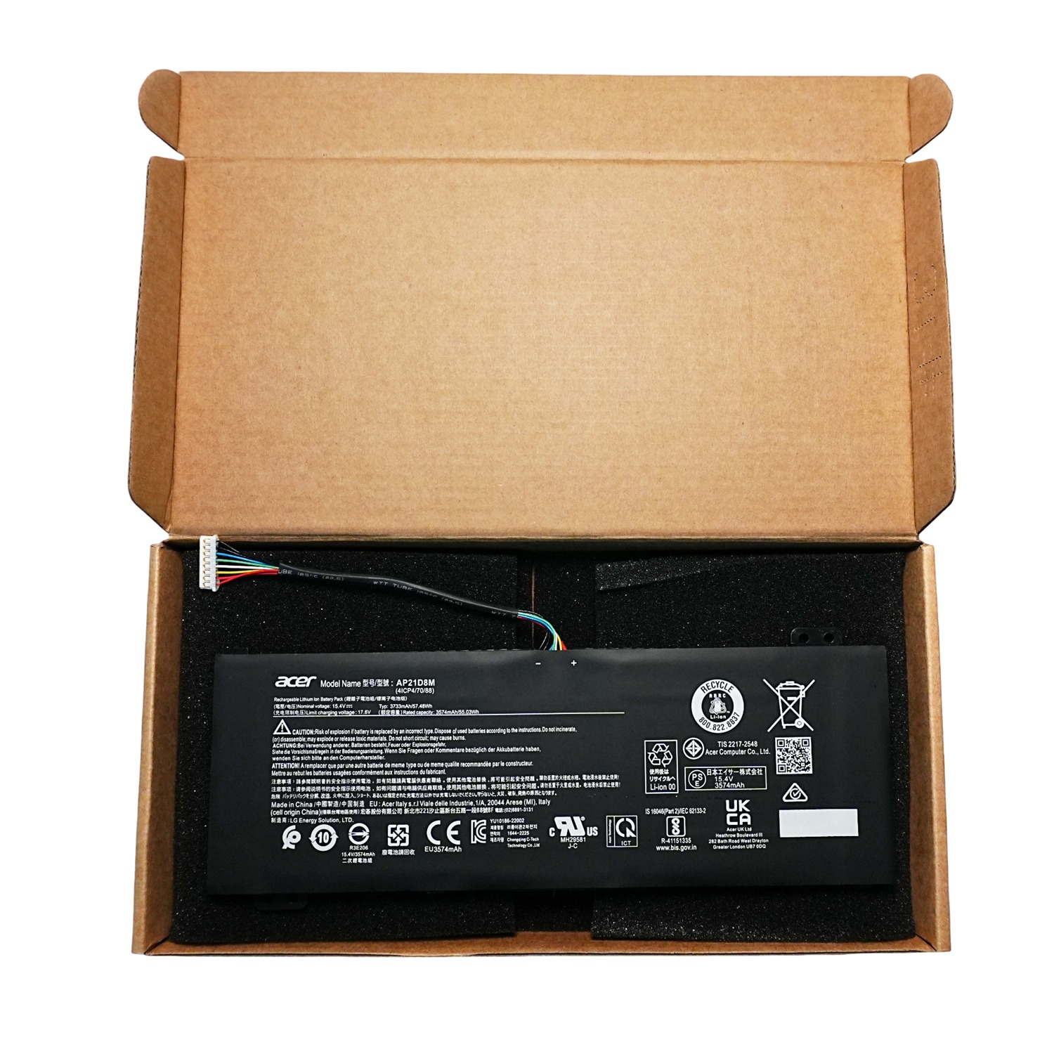 Genuine AP21D8M Laptop battery Replacement for Acer Nitro 5 AN515 46 AN515 47 AN515 58
