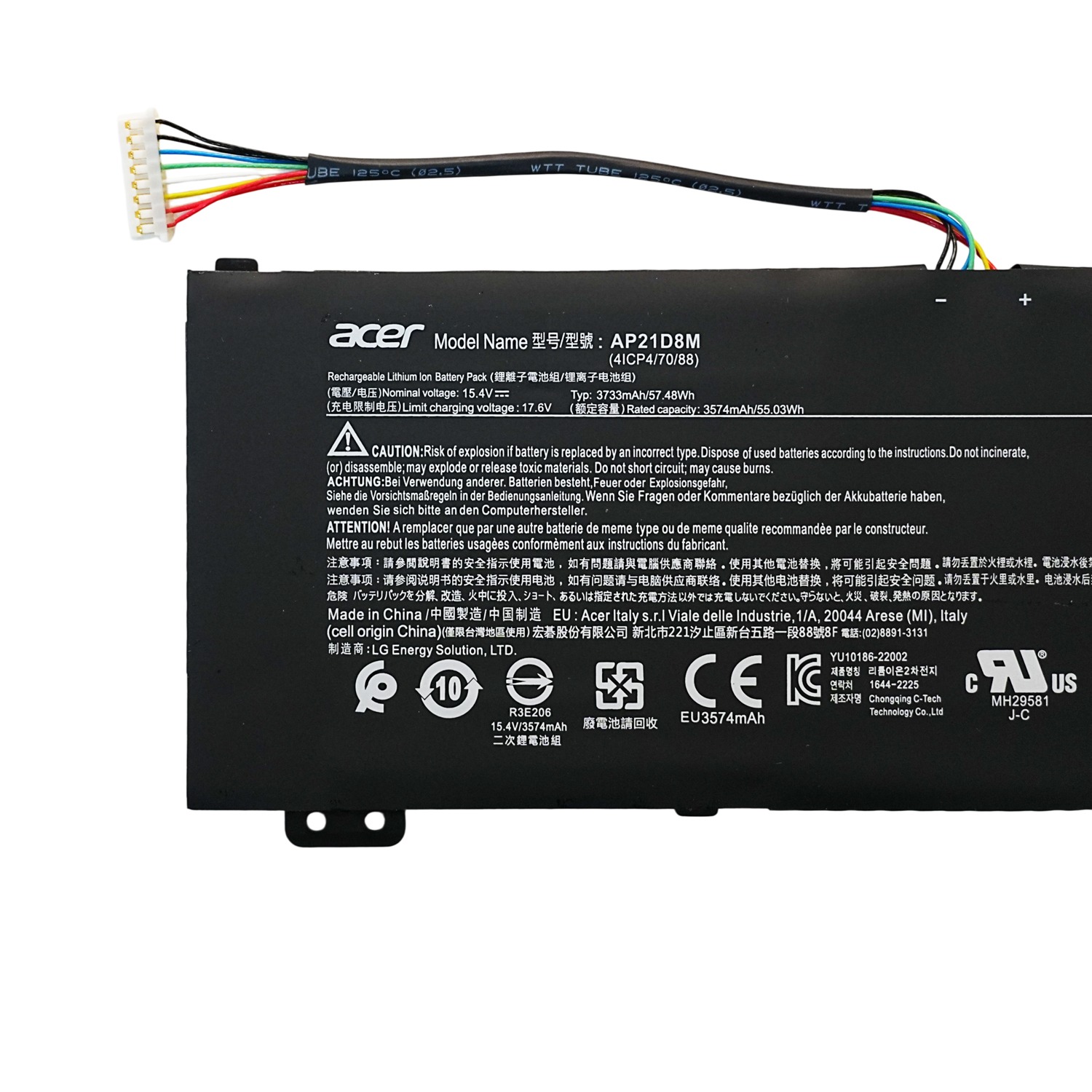 Genuine AP21D8M Laptop battery Replacement for Acer Nitro 5 AN515 46 AN515 47 AN515 58