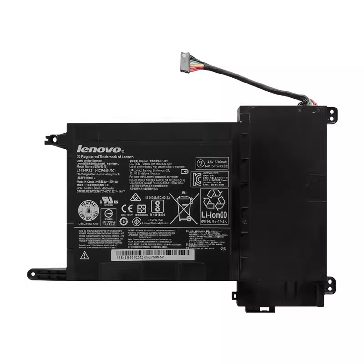 New Genuine L14S4P22 Battery for Lenovo IdeaPad Y700-15ISK Y700-17ISK 14.8V 60Wh Replacement Battery