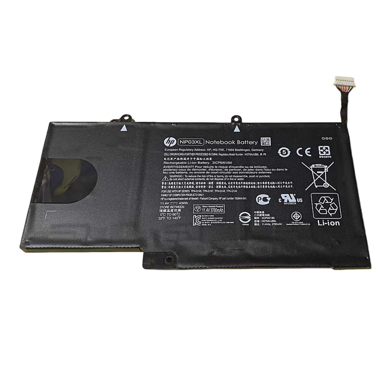 Genuine NP03XL Battery for HP Envy x360 15-U and Pavilion x360 13-A