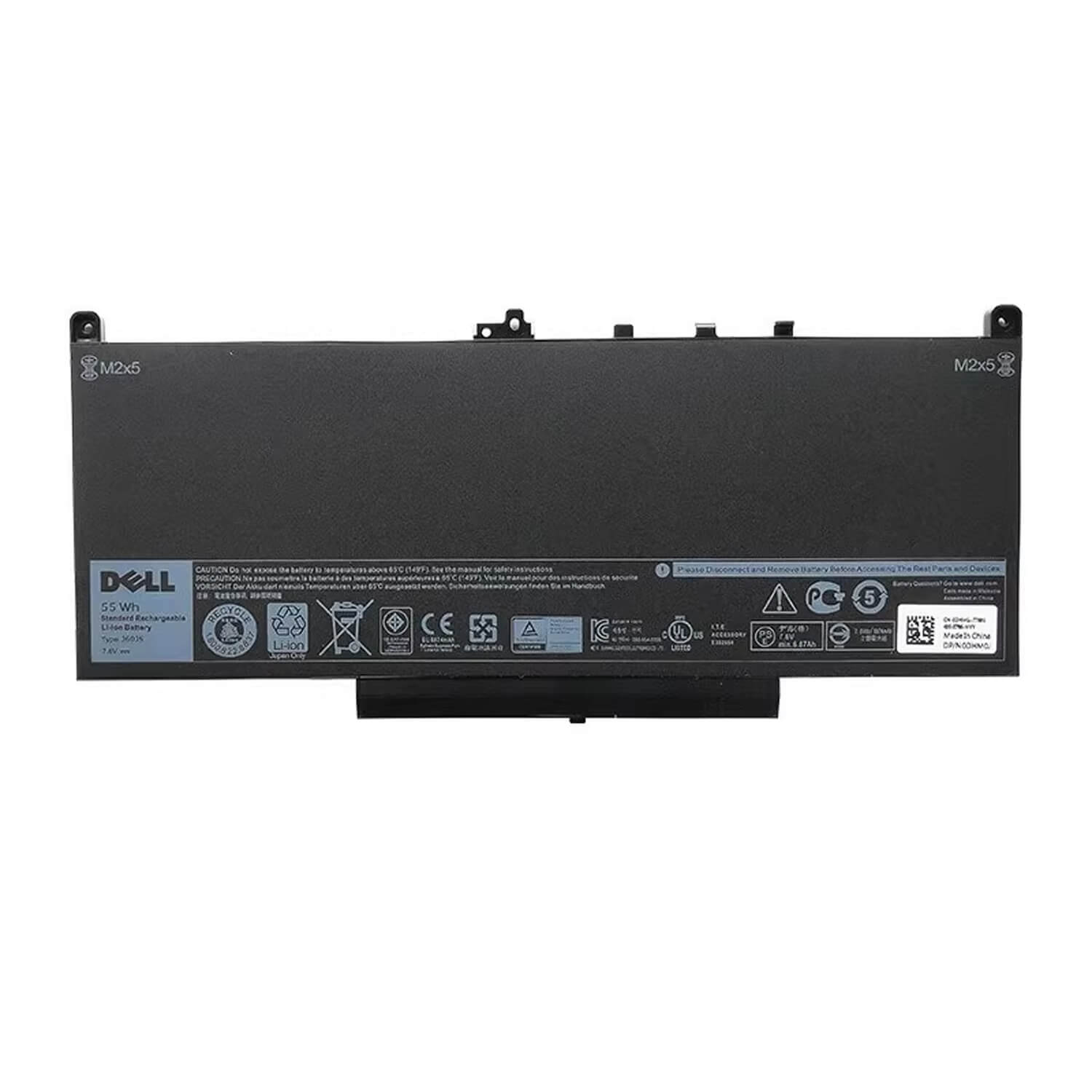 J60J5 MC34Y 55Wh Battery for Dell Latitude E7270 E7470