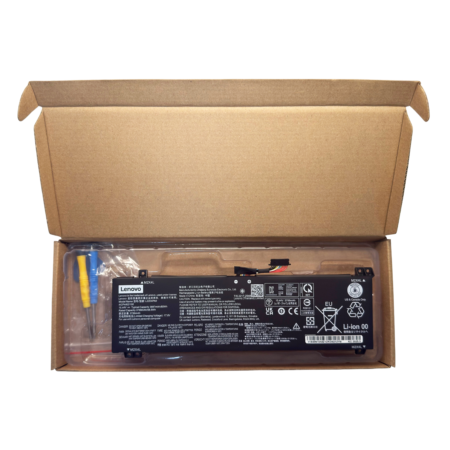 Genuine L22D4PA0 Battery for Lenovo LOQ 15IRH8 15APH8 and Legion Slim 5